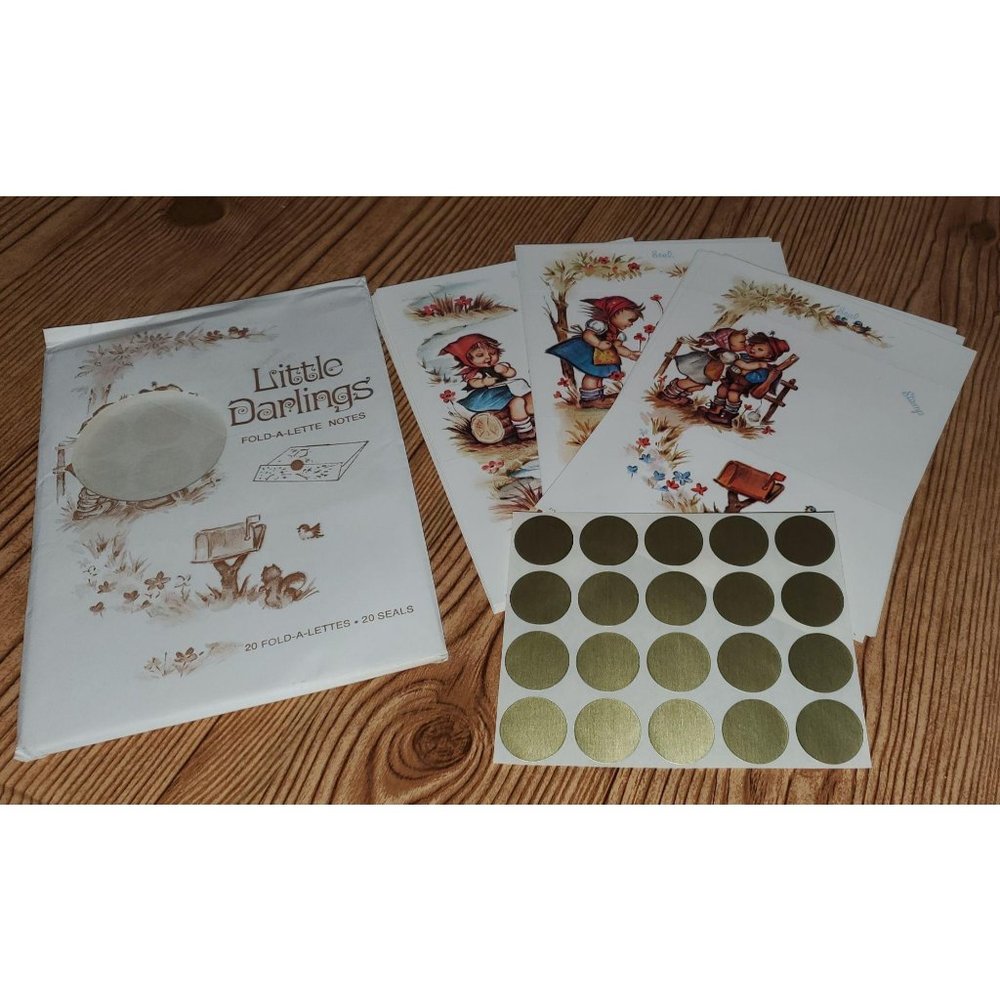Vintage Fold-A-Lette Stationary Set